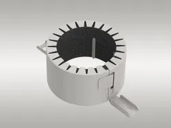 Brandmanchet buis, Rf-t MG2-A U, staal, Ø63mm, rond
